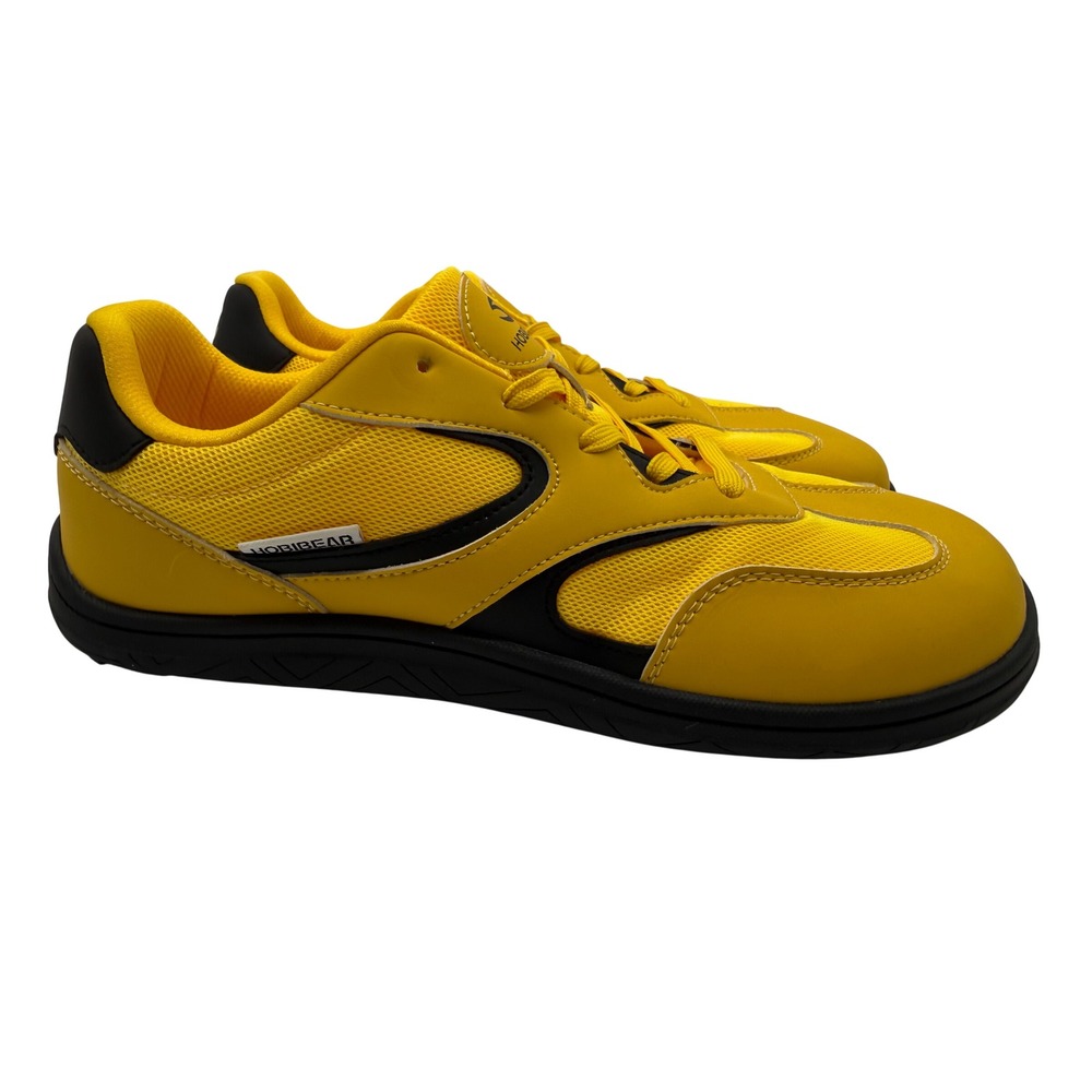 Hobibear Barefoot Sneakers Mens EU 44 Yellow Excellent Minimalist Wide Toe Box
